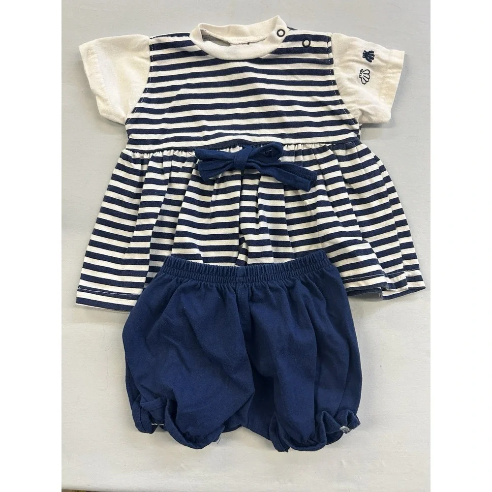 Vintage Little Miracles Baby 2 Pc Outfit Size 3-6 Months